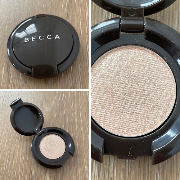 Becca Makeup Highlighter Champagne Pop Mini Travel Size Sample Gold Peach - Picture 1 of 6
